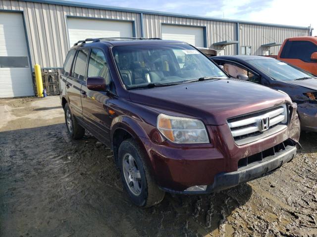 HONDA PILOT EXL 2008 with VIN 5FNYF187X8B017068 - Photo from auction