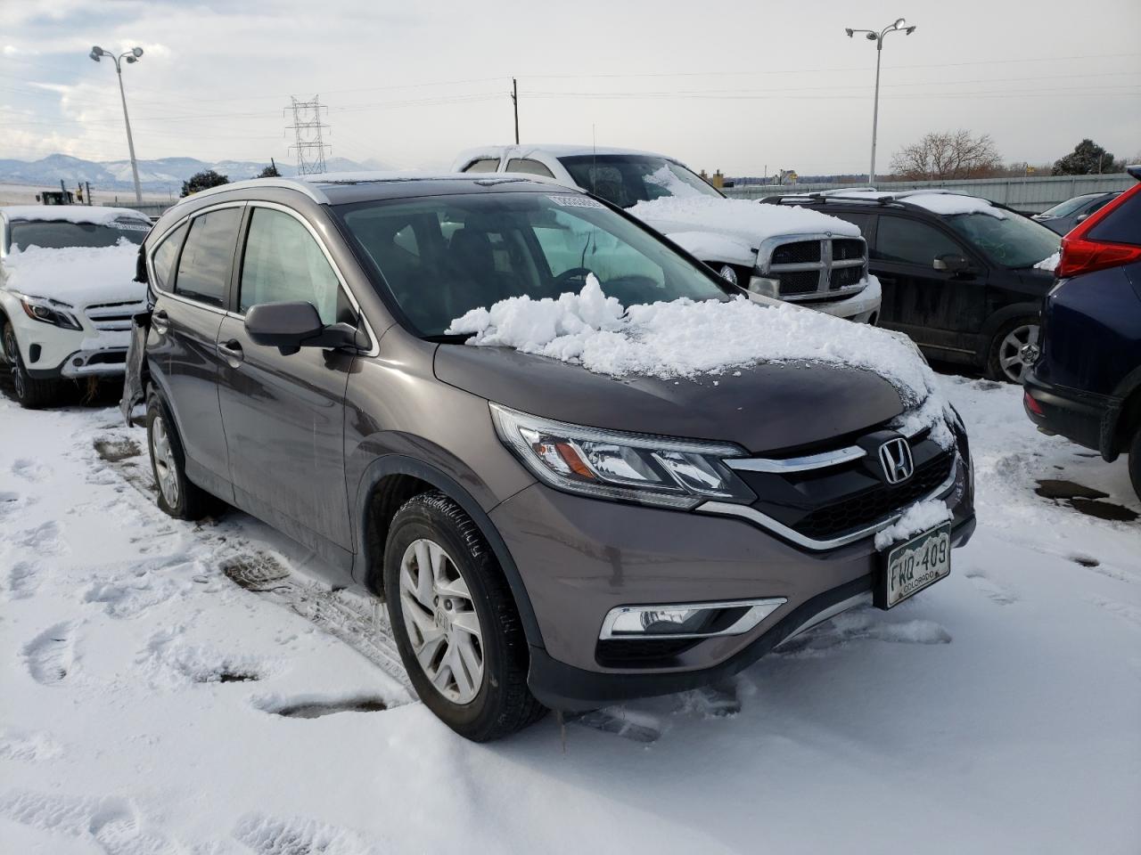 Photo 1 from auction – 2016 HONDA CR-V EXL with VIN 2HKRM4H72GH706100