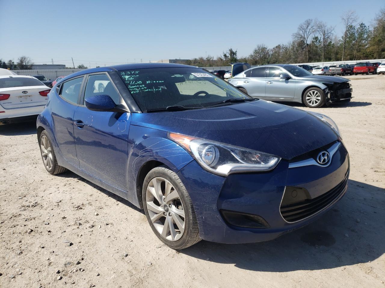 HYUNDAI VELOSTER 2016 with VIN KMHTC6AD1GU274329 - Photo from auction