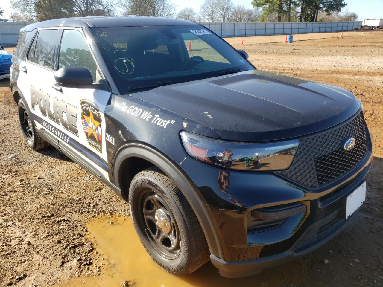 FORD EXPLORER P 2020 with VIN 1FM5K8AB7LGC62927 - Photo from auction