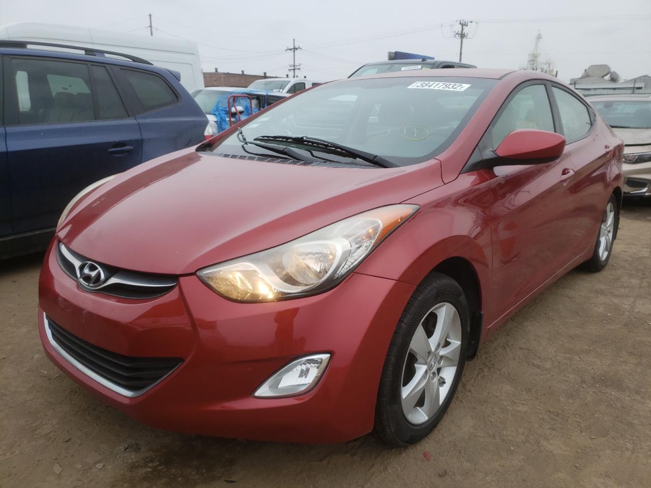 Photo 2 from auction – 2012 HYUNDAI ELANTRA GL with VIN KMHDH4AE1CU466735