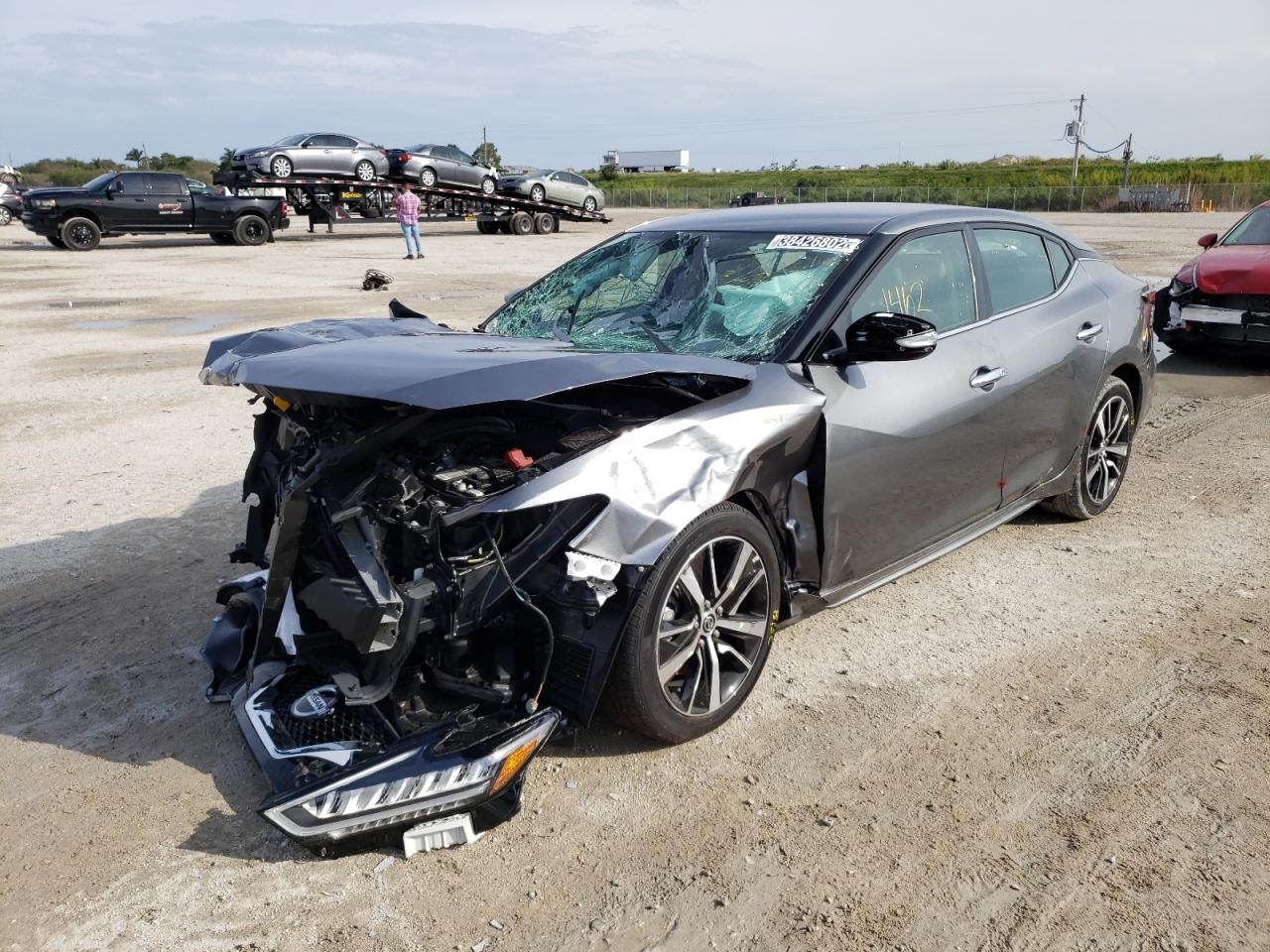 Photo 2 from auction – 2022 NISSAN MAXIMA with VIN 1N4AA6CV8NC502150
