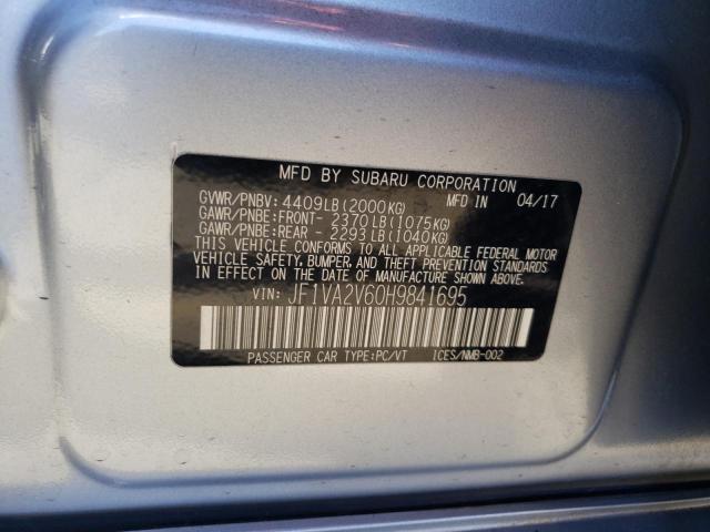 Photo 10 from auction – 2017 SUBARU WRX STI with VIN JF1VA2V60H9841695