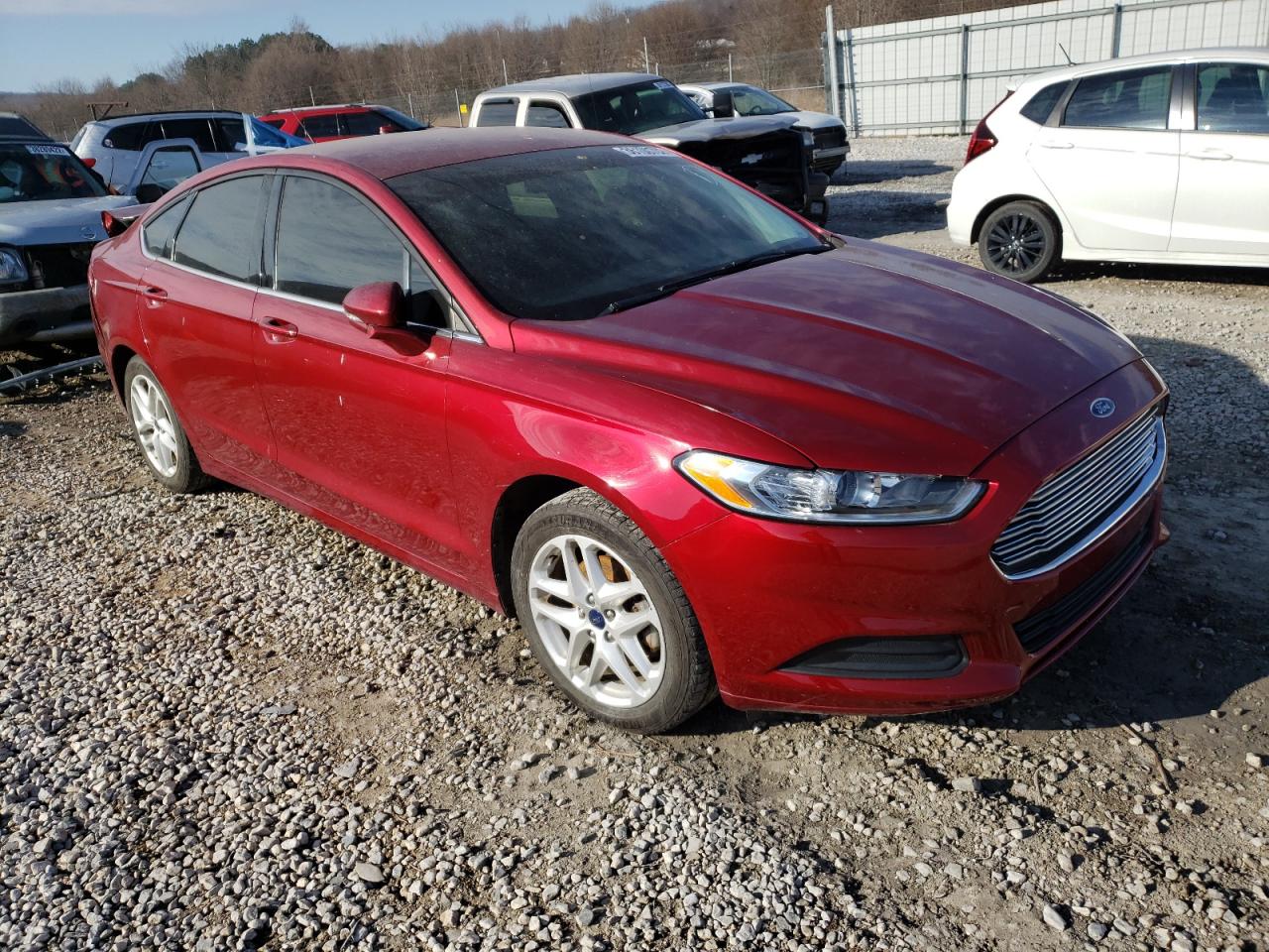 FORD FUSION SE 2016 with VIN 3FA6P0H76GR374667 - Photo from auction