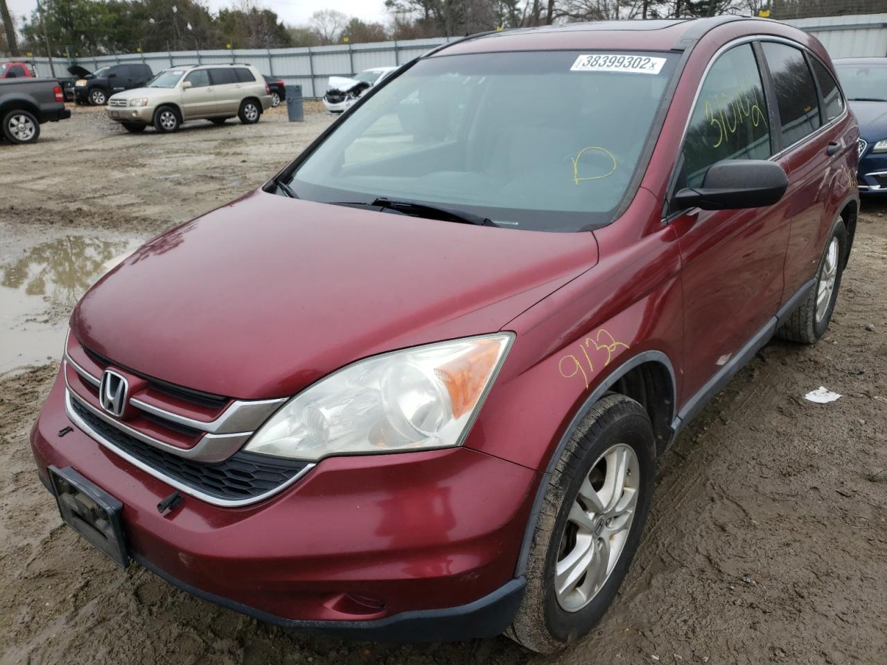 Photo 2 from auction – 2011 HONDA CR-V EX with VIN 5J6RE3H57BL017612