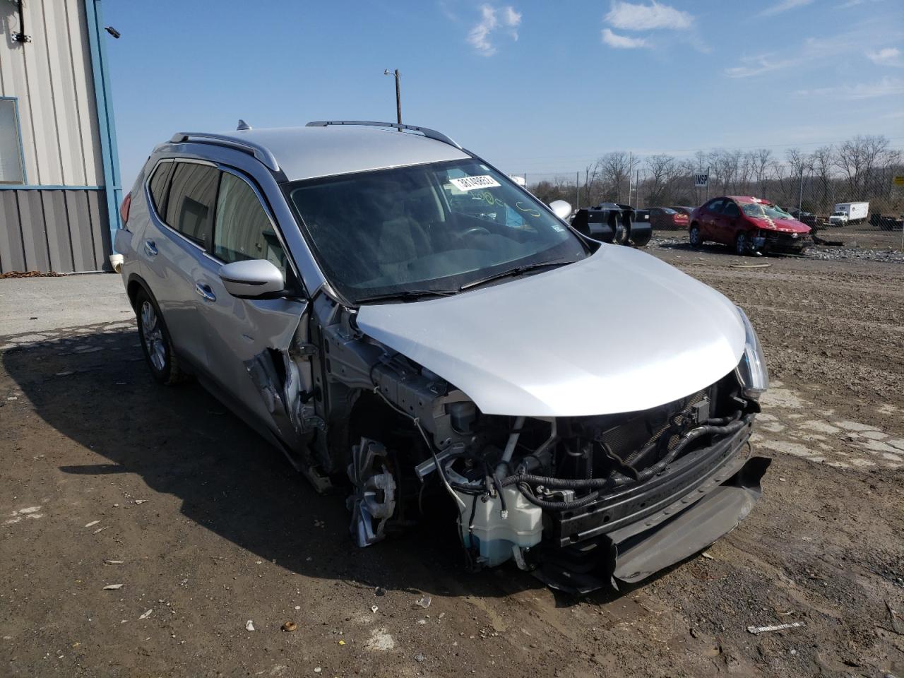 NISSAN ROGUE S 2018 with VIN KNMAT2MVXJP528831 - Photo from auction