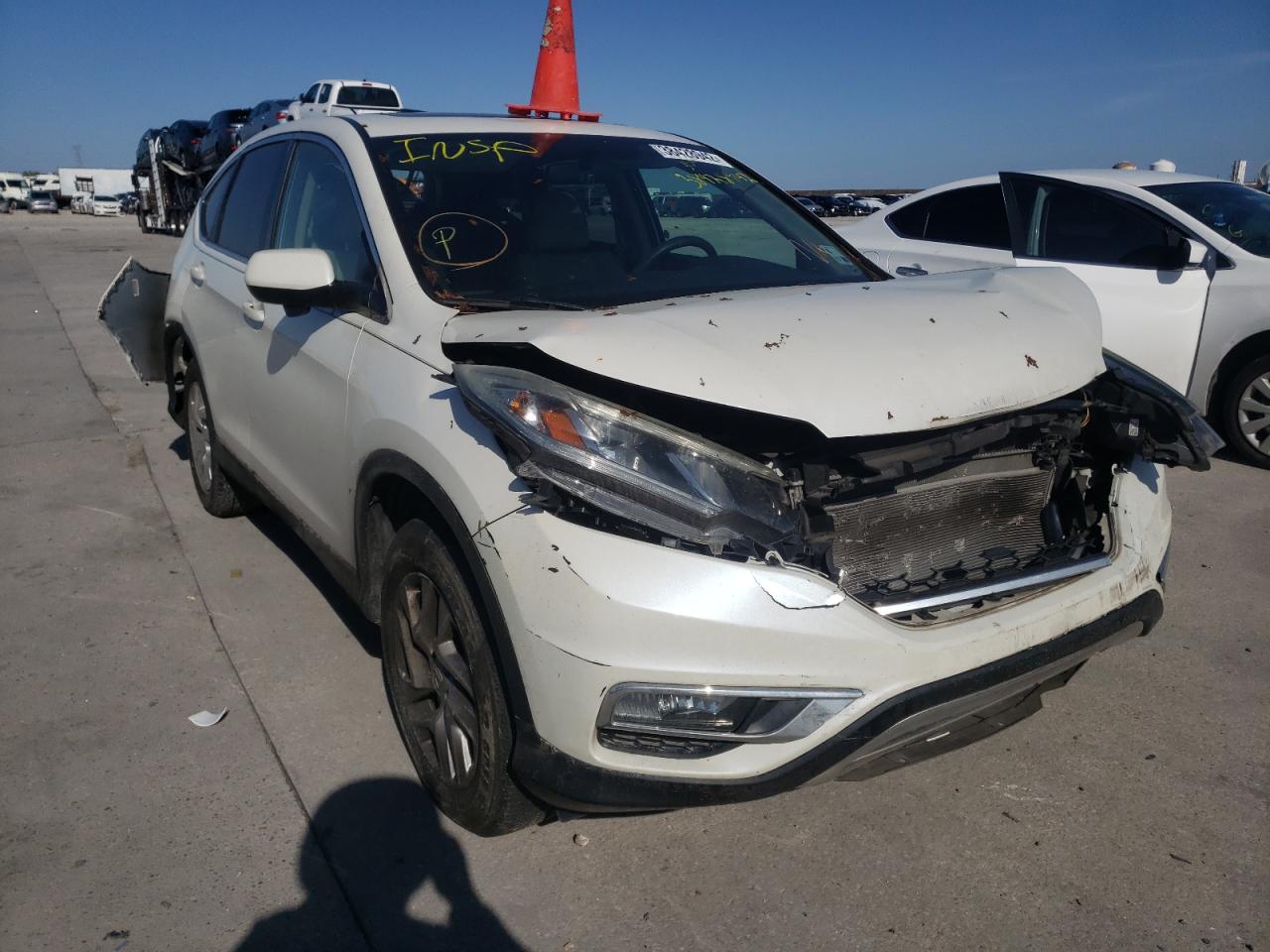 HONDA CR-V EX 2015 with VIN 5J6RM3H52FL024931 - Photo from auction