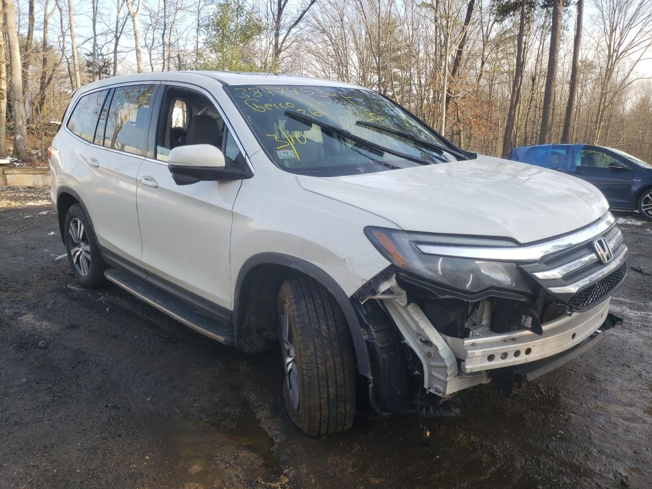 HONDA PILOT EXL 2016 with VIN 5FNYF6H84GB027096 - Photo from auction