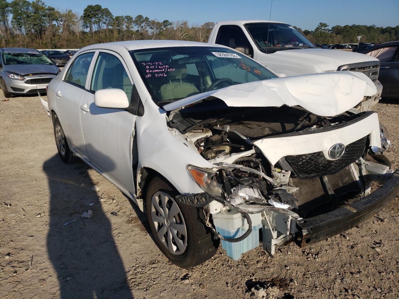 TOYOTA COROLLA BA 2010 with VIN 2T1BU4EE5AC292146 - Photo from auction