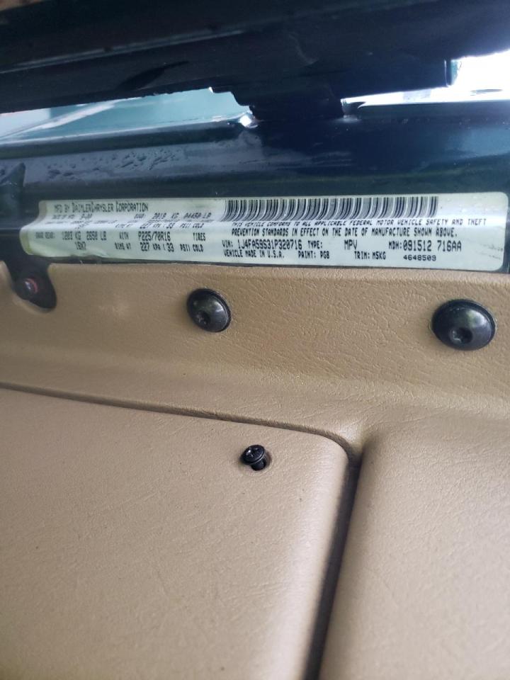 Photo 10 from auction – 2001 JEEP WRANGLER / with VIN 1J4FA59S31P320716