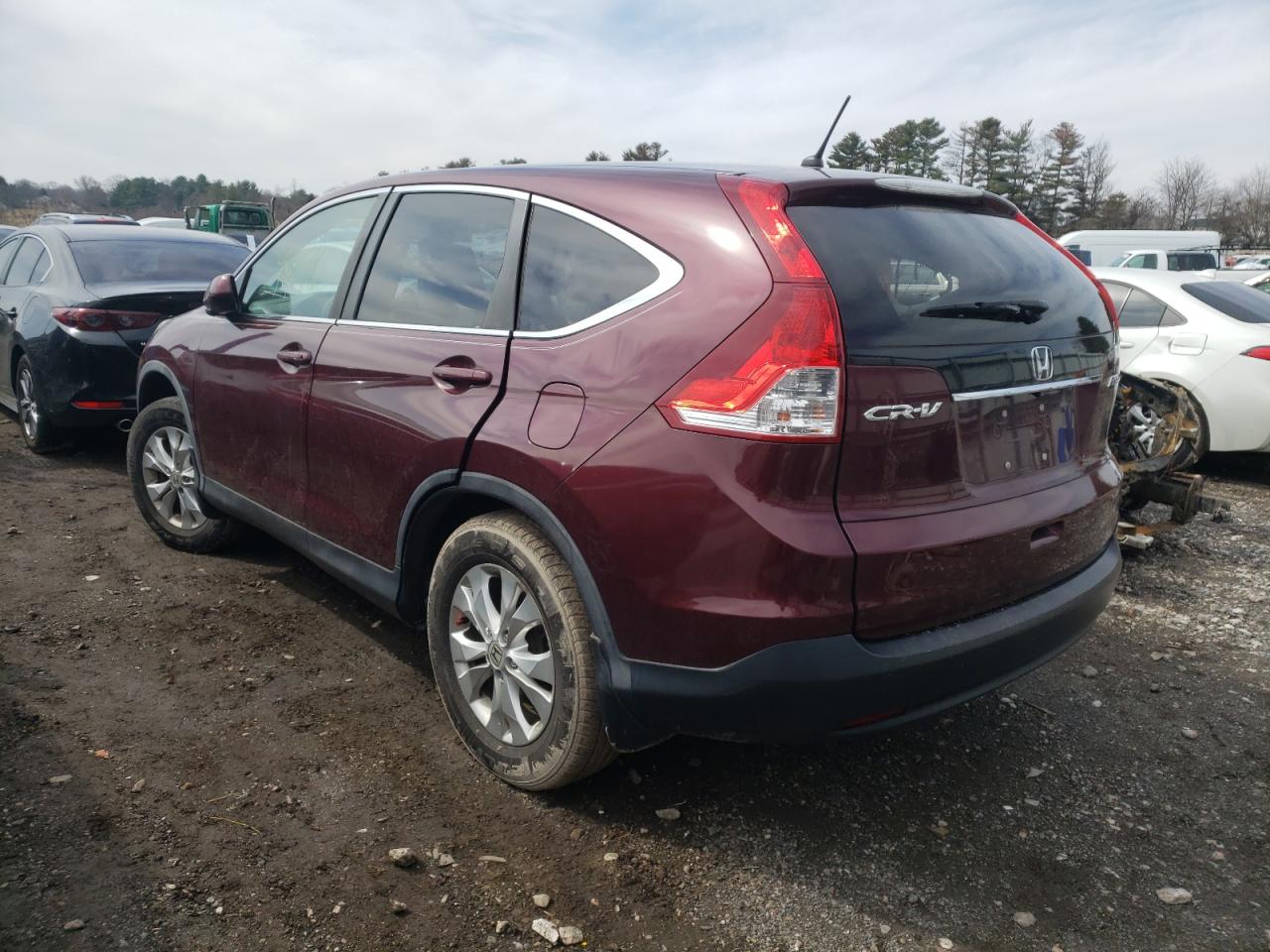 Photo 3 from auction – 2014 HONDA CR-V EX with VIN 5J6RM4H54EL056493
