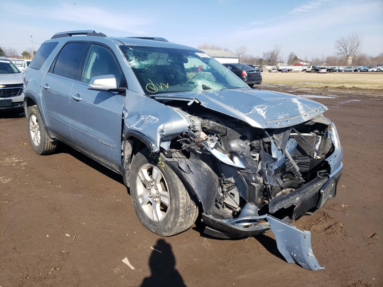 GMC ACADIA SLT 2008 with VIN 1GKER23738J278059 - Photo from auction