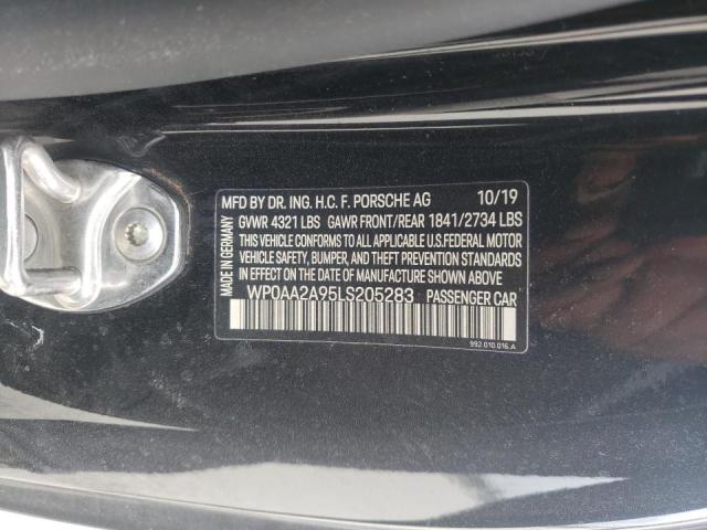 Photo 10 from auction – 2020 PORSCHE 911 CARRER with VIN WP0AA2A95LS205283