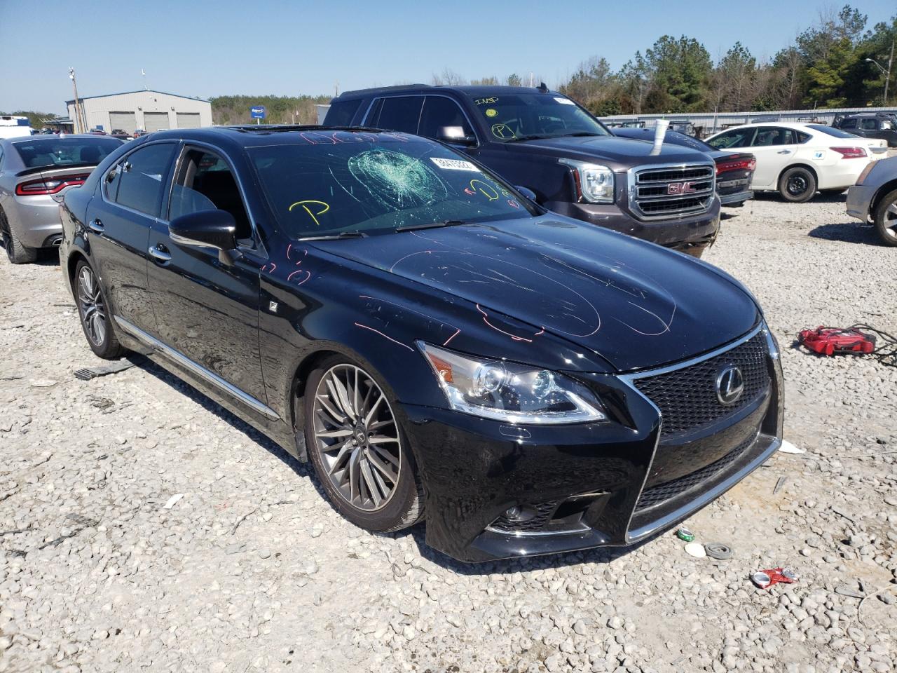LEXUS LS 460 2013 with VIN JTHBL5EF4D5116366 - Photo from auction