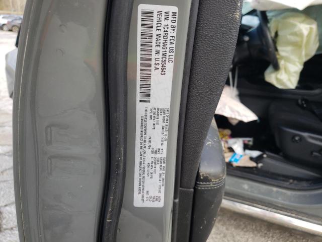Photo 10 from auction – 2021 DODGE DURANGO SX with VIN 1C4RDHAG1MC554643