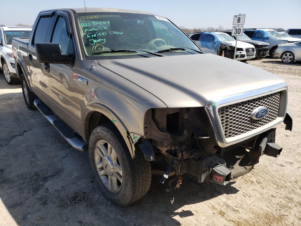 FORD F150 SUPER 2004 with VIN 1FTPW12554KC09210 - Photo from auction