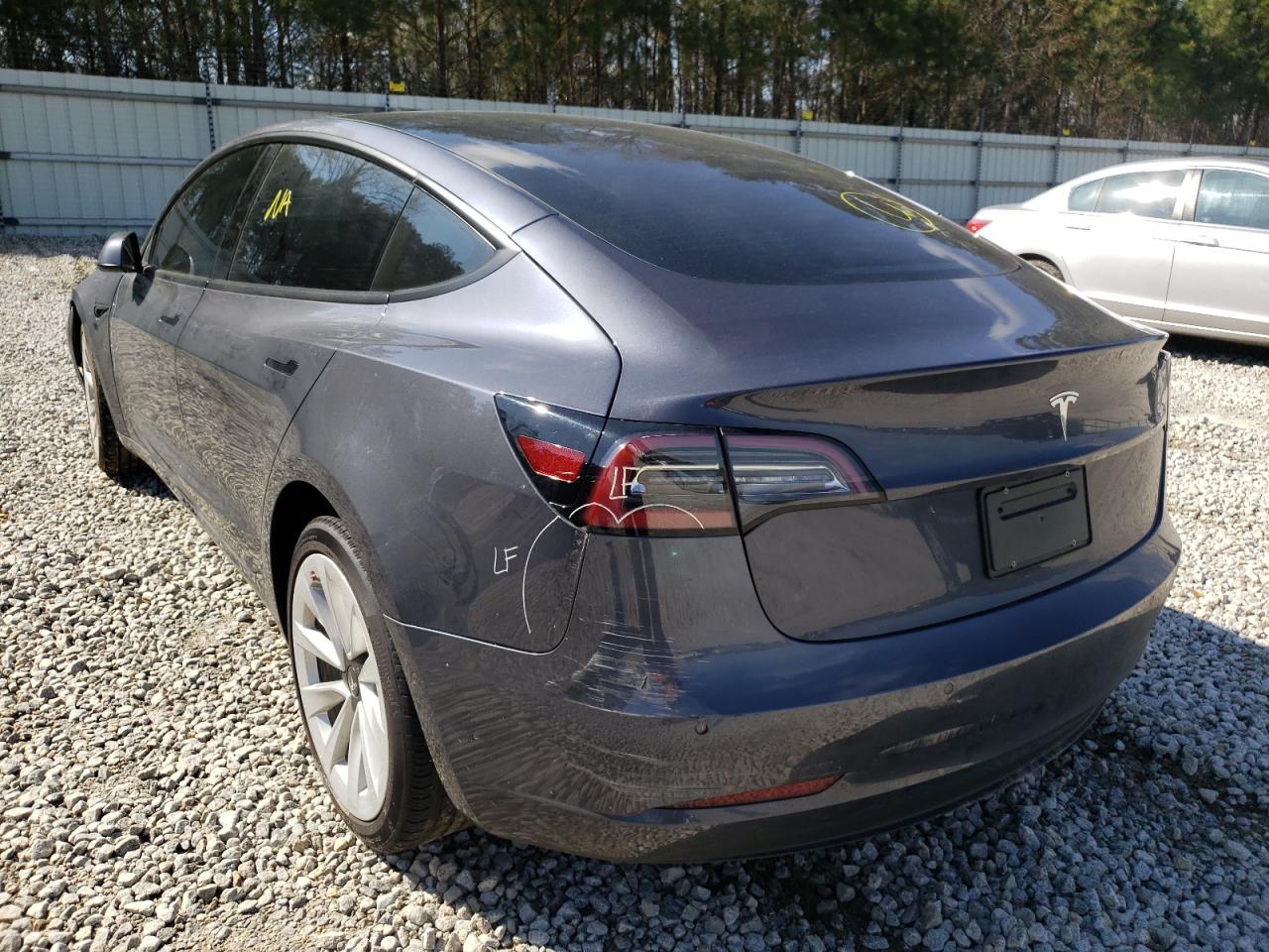 Photo 3 from auction – 2021 TESLA MODEL 3 with VIN 5YJ3E1EA6MF088243