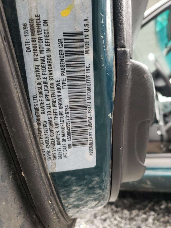 Zdjęcie 10 z aukcji – 1997 SUBARU LEGACY L z VIN 4S3BK4355V7316784