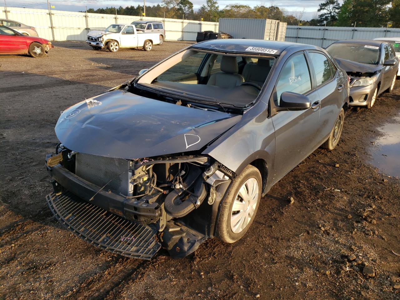Photo 2 from auction – 2016 TOYOTA COROLLA L with VIN 2T1BURHE8GC659185