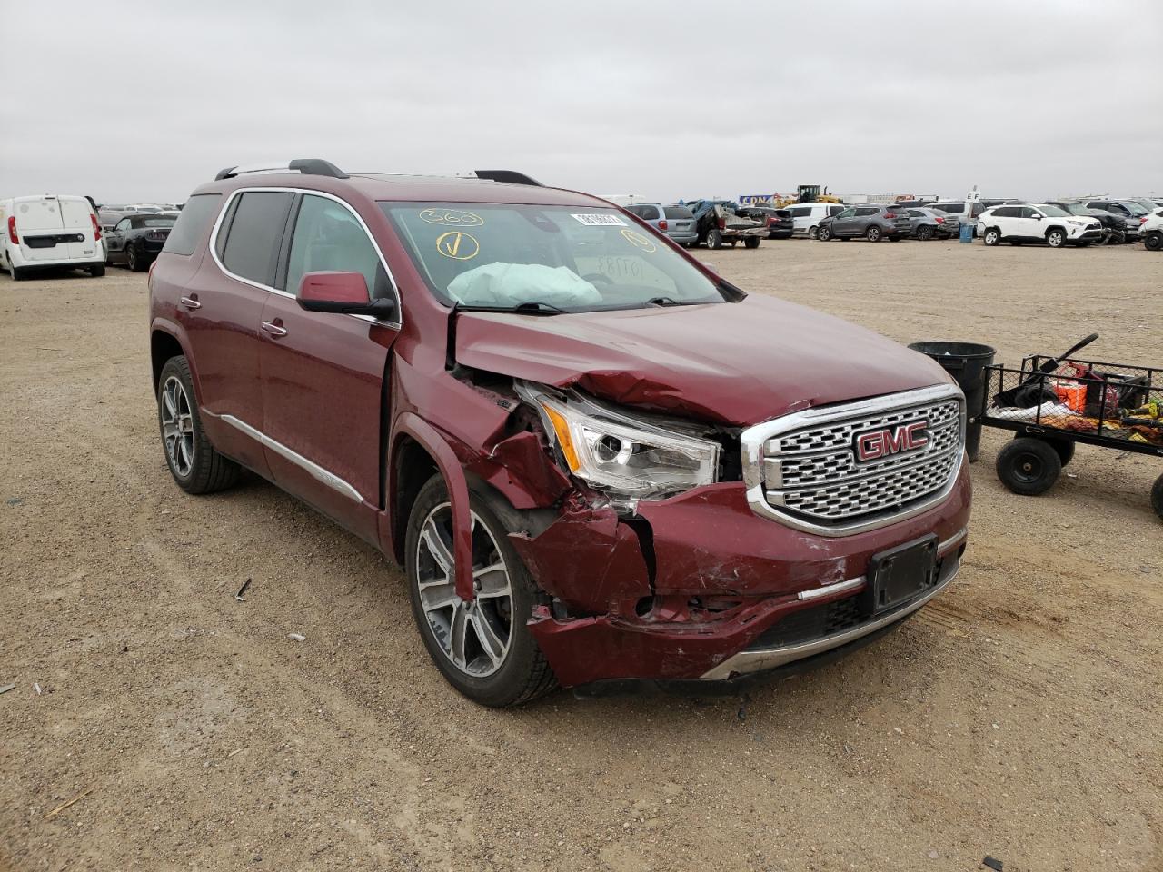 Photo 1 from auction – 2017 GMC ACADIA DEN with VIN 1GKKNXLS9HZ138311