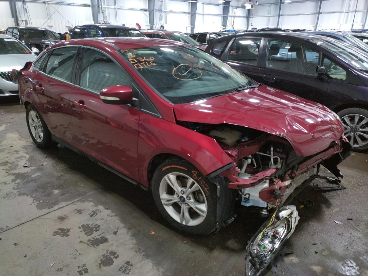 FORD FOCUS SE 2014 с VIN 1FADP3F2XEL131536 - Фото с аукциона