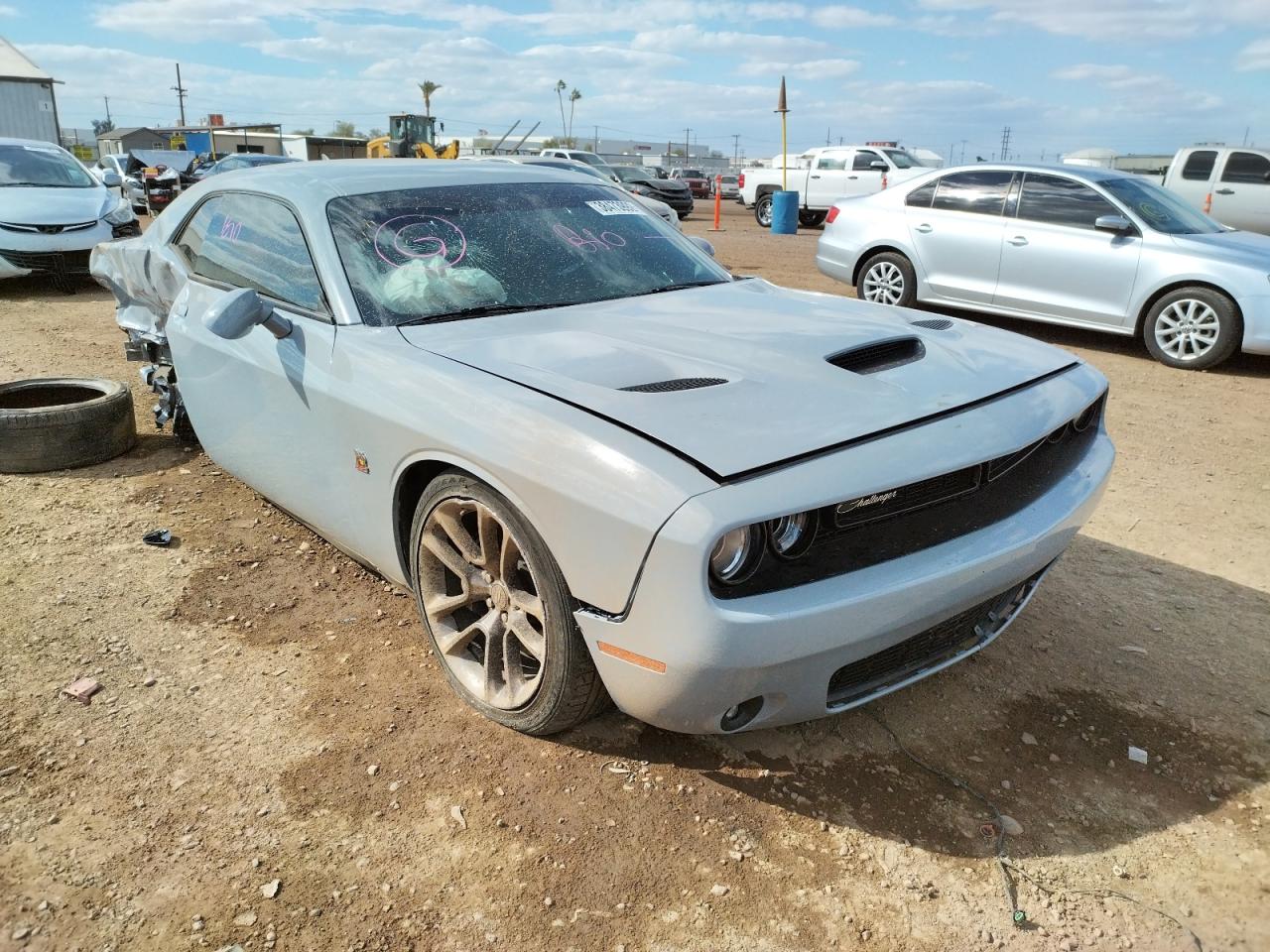 DODGE CHALLENGER 2021 with VIN 2C3CDZFJ6MH502832 - Photo from auction