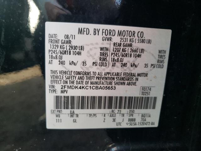 Photo 10 from auction – 2012 FORD EDGE LIMIT with VIN 2FMDK4KC1CBA05653