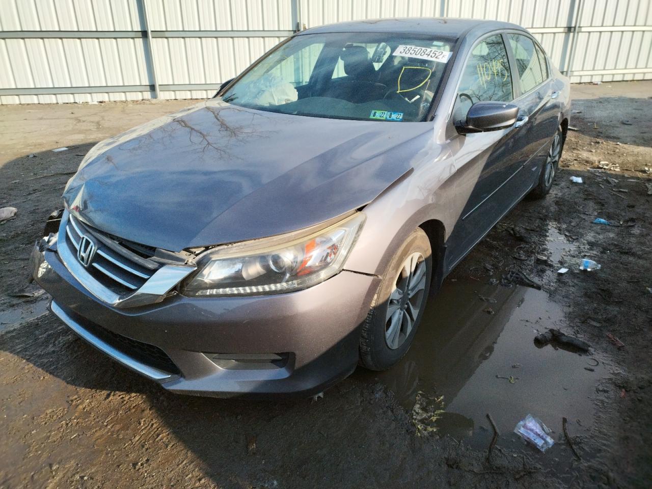 Photo 2 from auction – 2013 HONDA ACCORD LX with VIN 1HGCR2F35DA203371