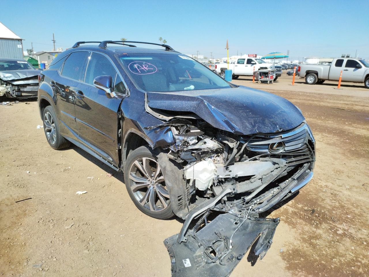 LEXUS RX 350 BAS 2018 with VIN 2T2ZZMCA6JC110045 - Photo from auction