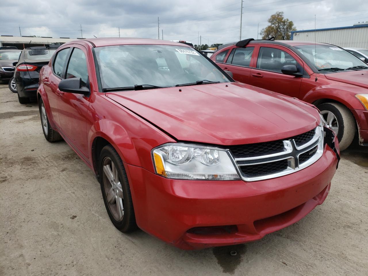 DODGE AVENGER SE 2013 with VIN 1C3CDZAB5DN718808 - Photo from auction