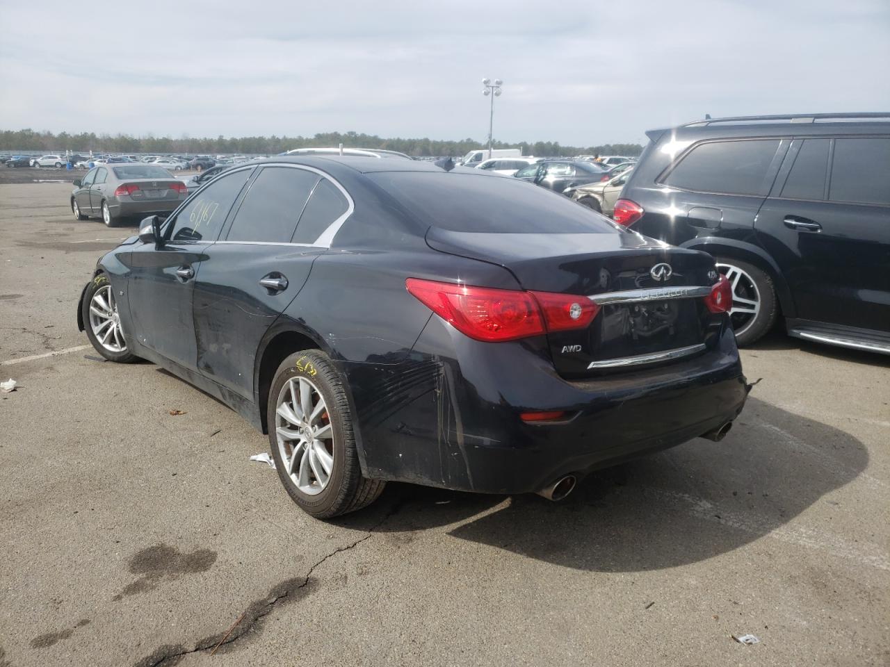 Photo 3 from auction – 2014 INFINITI Q50 BASE with VIN JN1BV7AR1EM694961