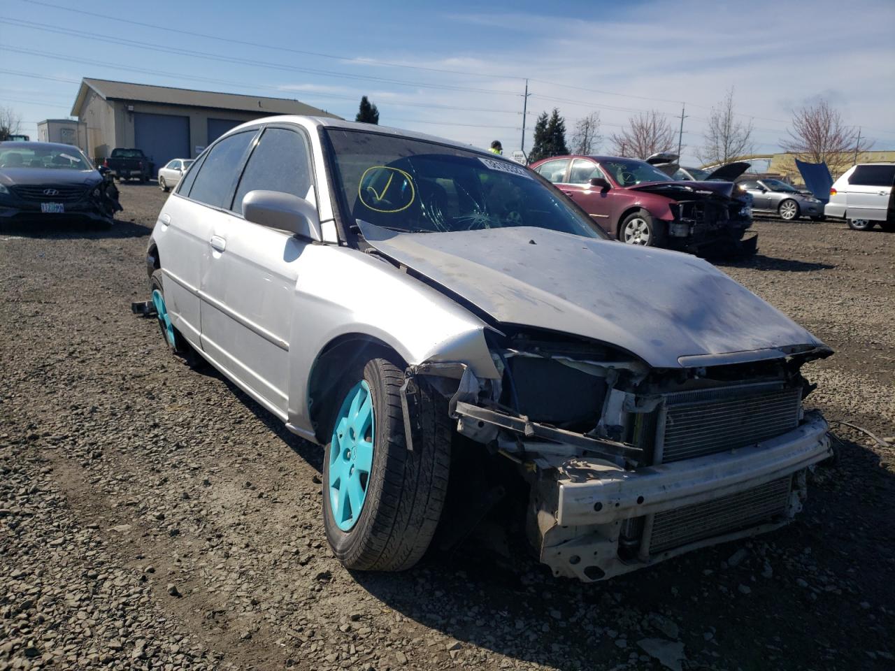 HONDA CIVIC EX 2002 with VIN JHMES26762S002972 - Photo from auction