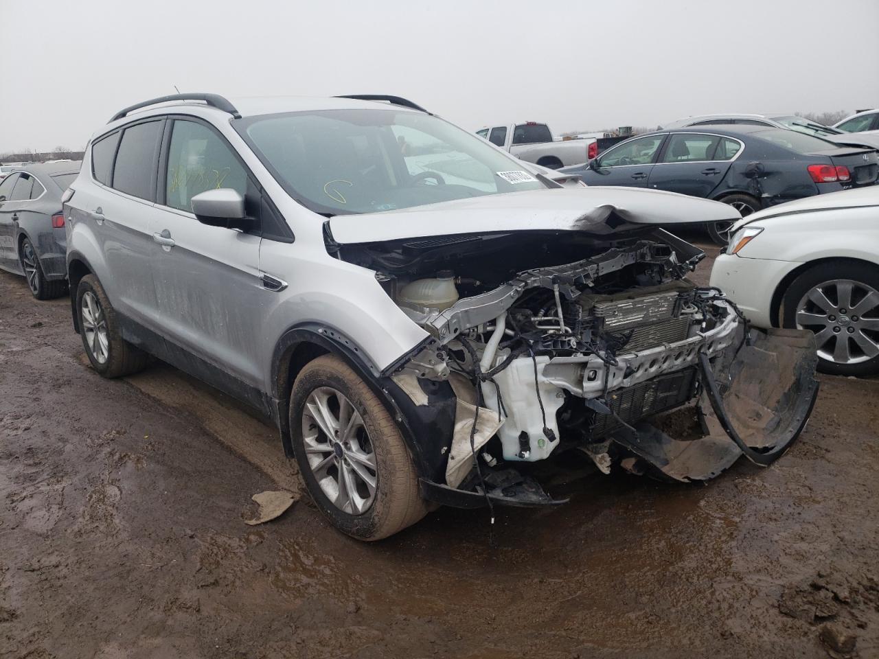 FORD ESCAPE SE 2017 with VIN 1FMCU9GD6HUE79667 - Photo from auction