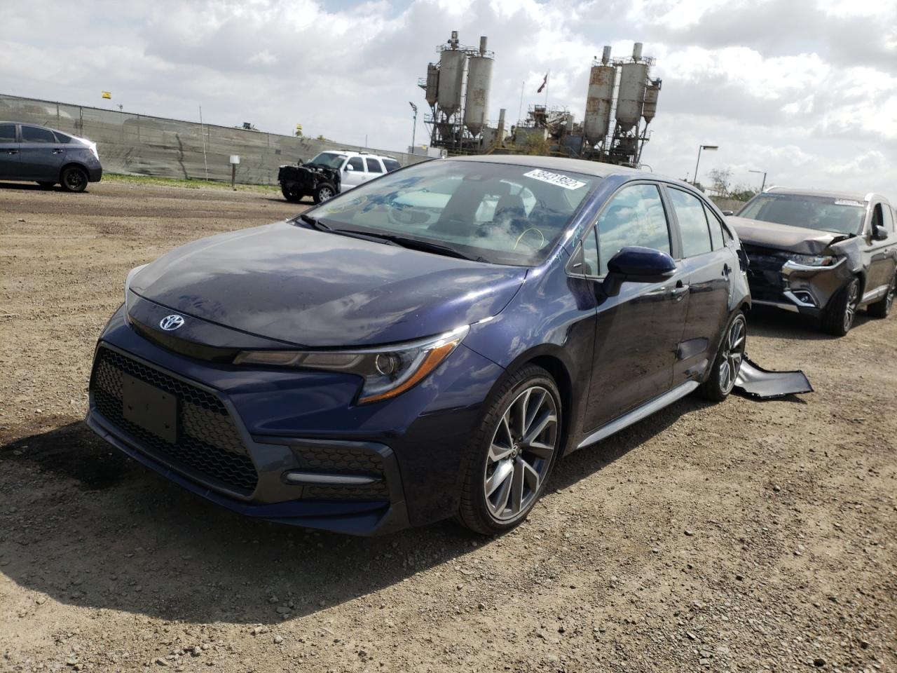 Photo 2 from auction – 2021 TOYOTA COROLLA SE with VIN 5YFS4MCE6MP080413