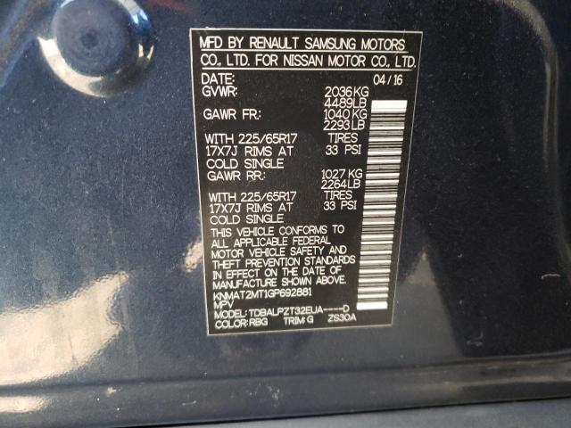 Photo 10 from auction – 2016 NISSAN ROGUE S with VIN KNMAT2MT1GP692881
