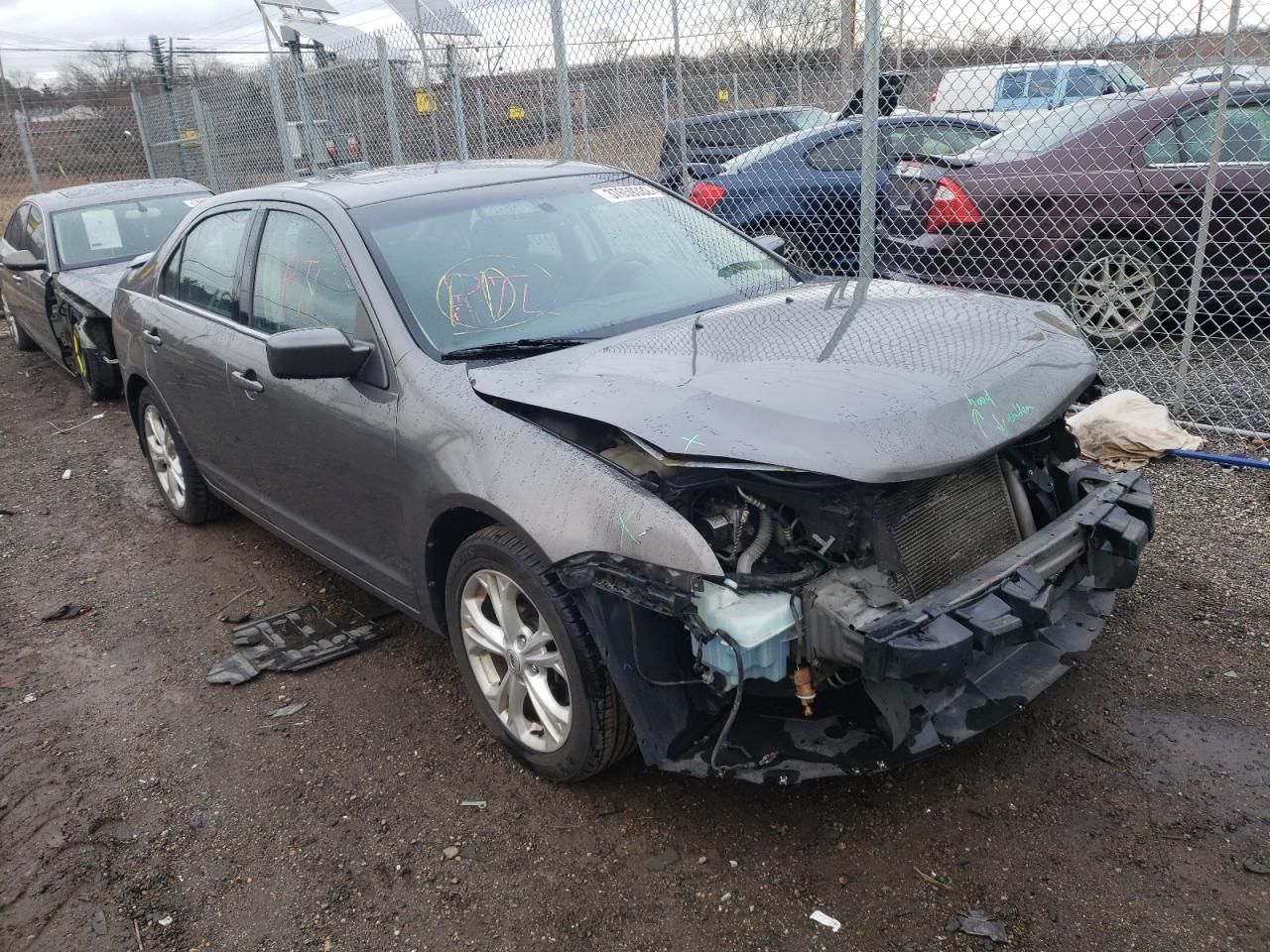 FORD FUSION SE 2012 with VIN 3FAHP0HAXCR112486 - Photo from auction
