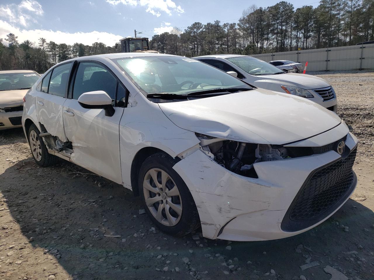 TOYOTA COROLLA LE 2020 with VIN 5YFEPRAE9LP074186 - Photo from auction