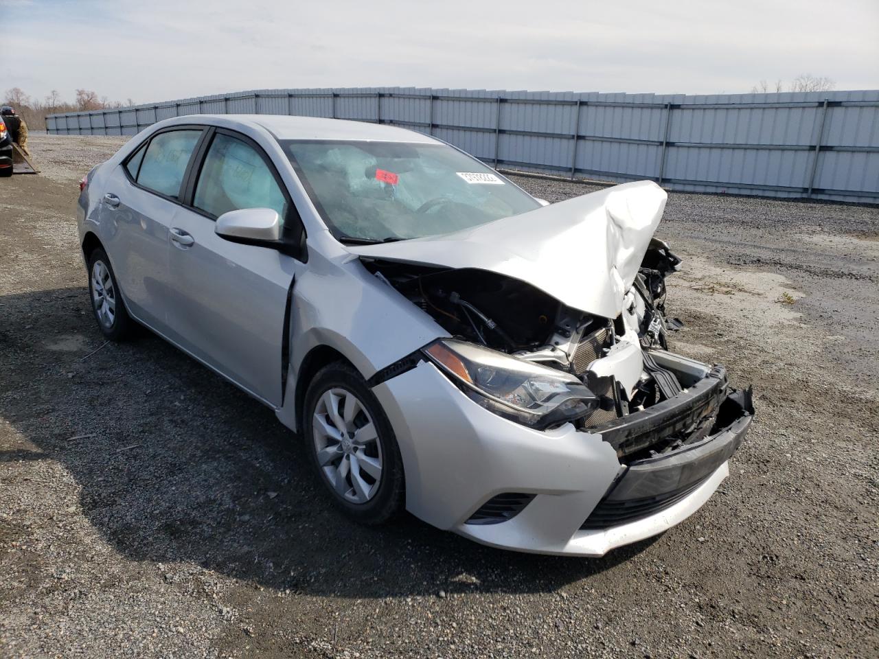 TOYOTA COROLLA L 2016 with VIN 2T1BURHE3GC742782 - Photo from auction