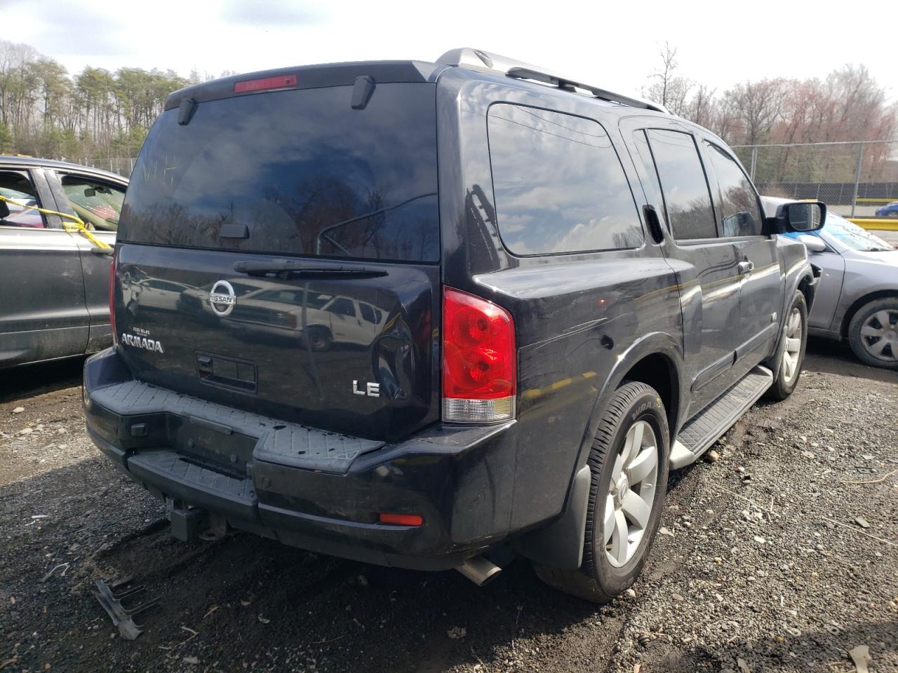 Photo 4 from auction – 2008 NISSAN ARMADA SE with VIN 5N1AA08C48N632641