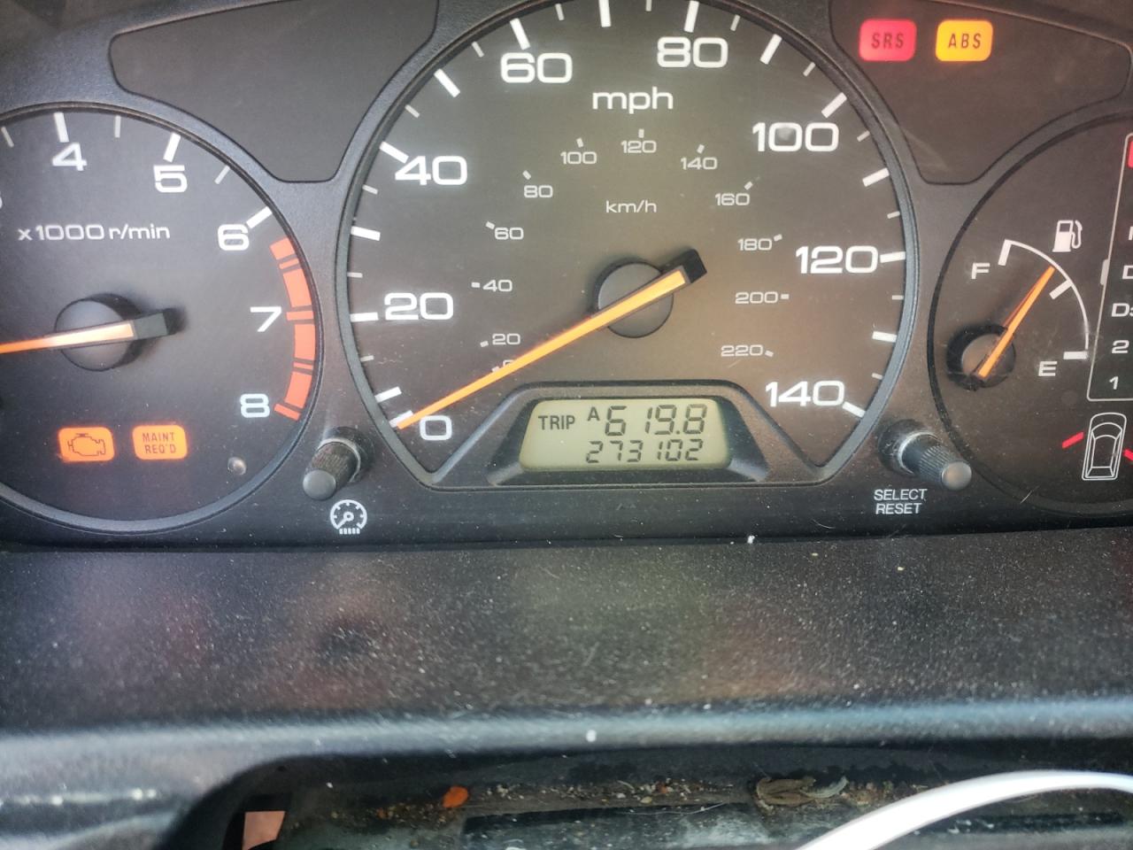 Photo 8 from auction – 2002 HONDA ODYSSEY EX with VIN 2HKRL186X2H561843