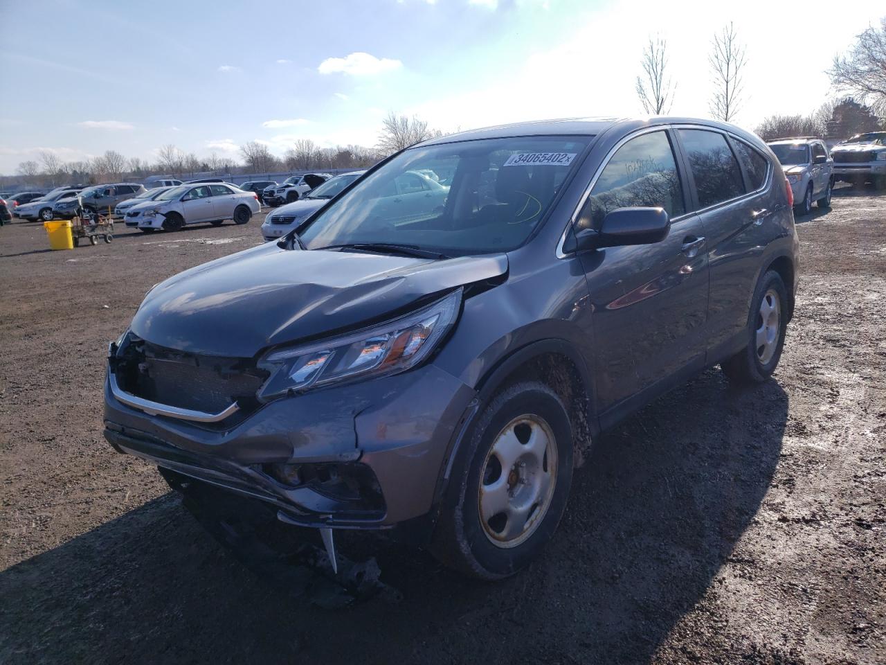 Photo 2 from auction – 2016 HONDA CR-V SE with VIN 2HKRM4H4XGH129063