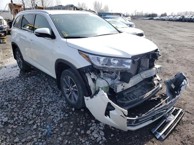 TOYOTA HIGHLANDER 2019 with VIN 5TDJZRFH0KS732429 - Photo from auction