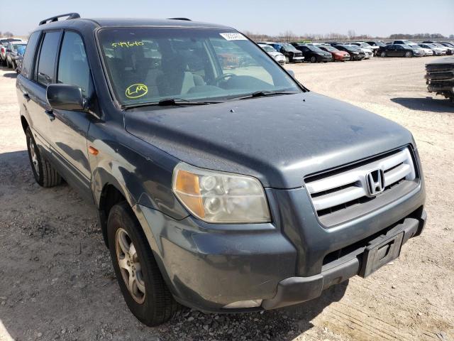 HONDA PILOT EX 2006 with VIN 2HKYF18436H549640 - Photo from auction