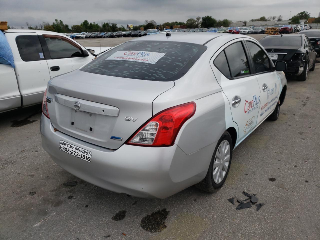Photo 4 from auction – 2012 NISSAN VERSA S with VIN 3N1CN7AP8CL821070