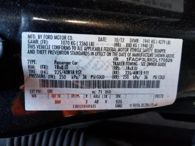 Photo 10 from auction – 2013 FORD FOCUS ST with VIN 1FADP3L9XDL170529