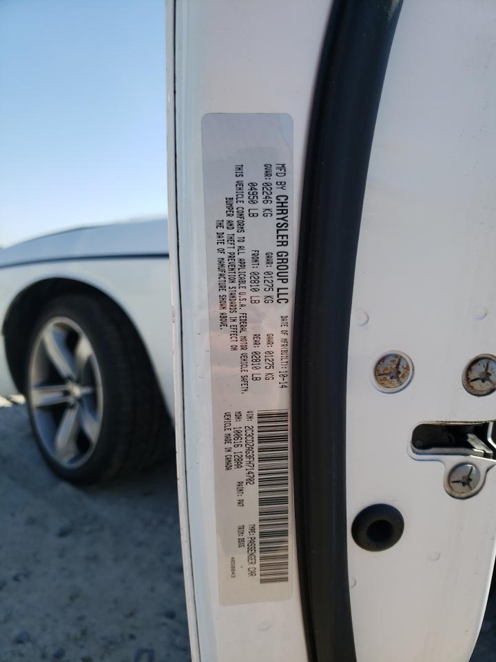 Photo 10 from auction – 2015 DODGE CHALLENGER with VIN 2C3CDZAG3FH714702