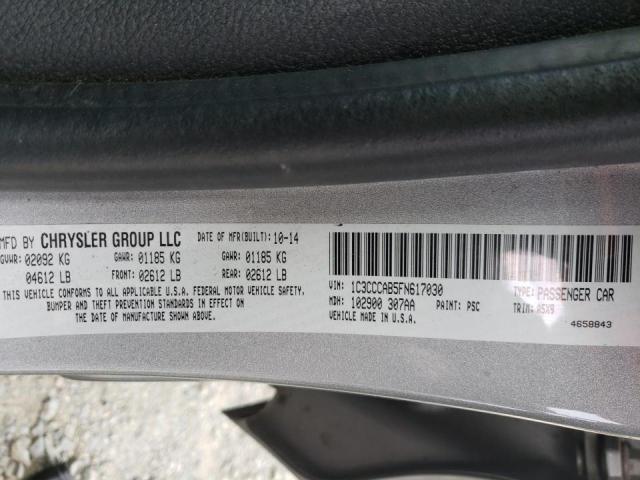 Photo 10 from auction – 2015 CHRYSLER 200 LIMITE with VIN 1C3CCCAB5FN617030
