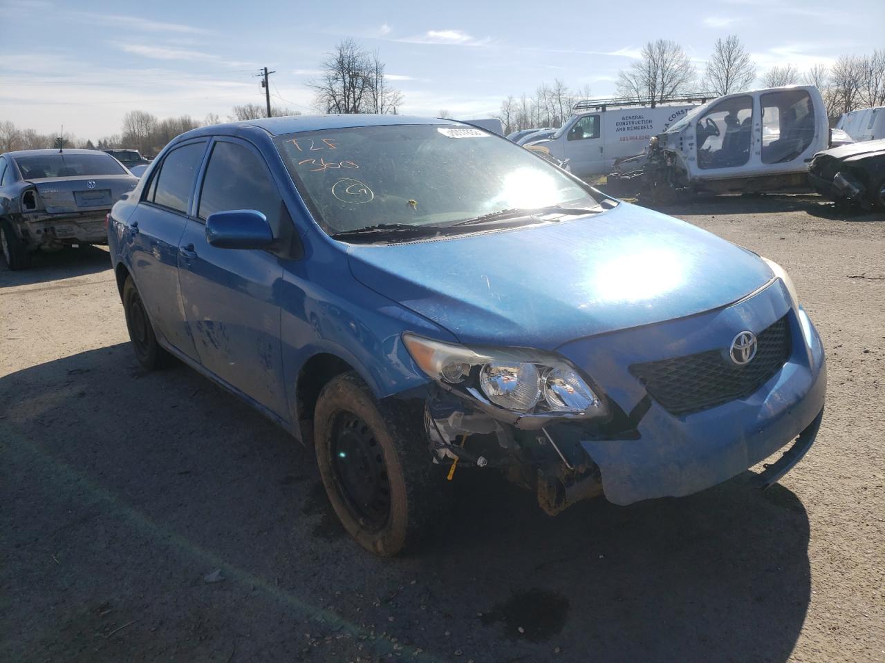 TOYOTA COROLLA BA 2009 with VIN 2T1BU40E59C188534 - Photo from auction
