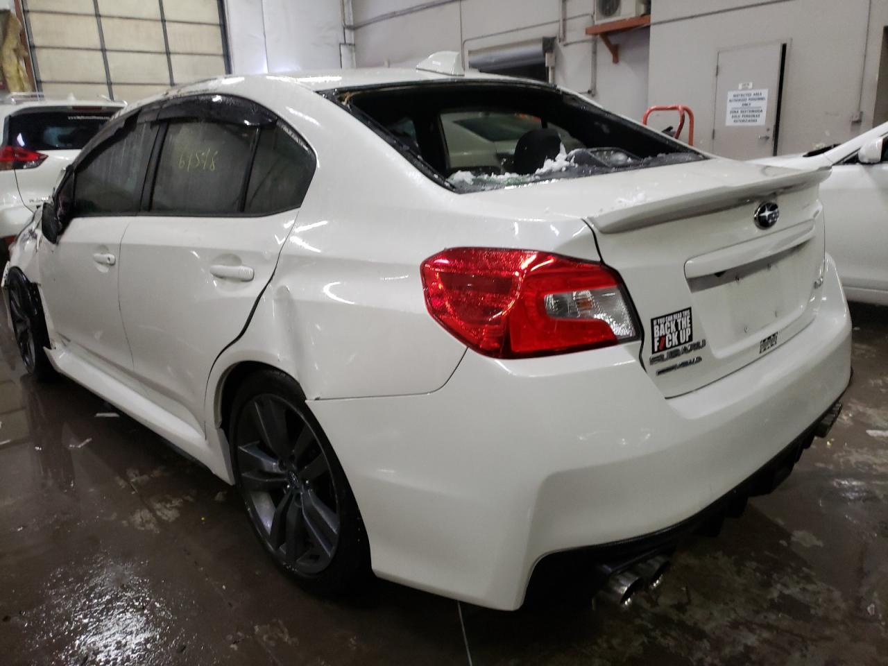 Photo 3 from auction – 2016 SUBARU WRX PREMIU with VIN JF1VA1E63G9817383