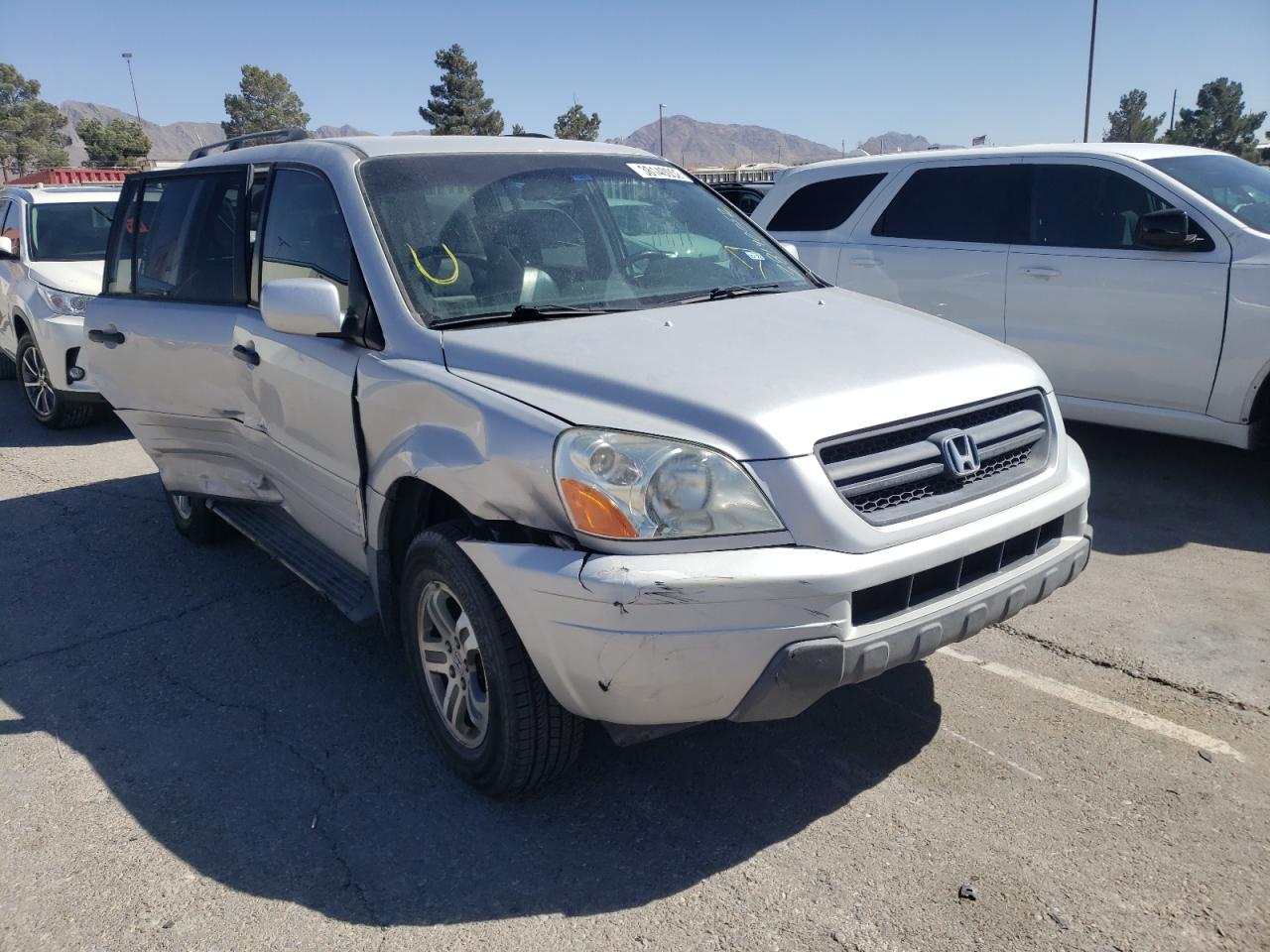 HONDA PILOT EXL 2004 with VIN 2HKYF18534H622754 - Photo from auction